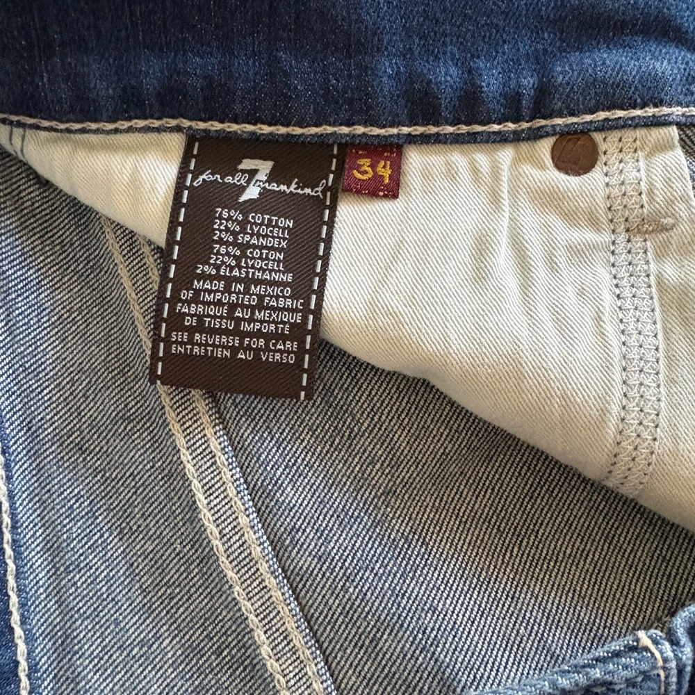 7 For All Mankind Men's Relaxed Denim Jeans - Picture 3 of 5